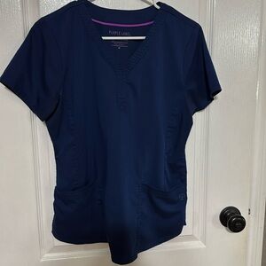 Healing Hands- purple label scrub top